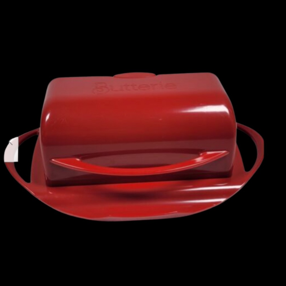 Butterei Flip Top Dish - Vintage - Red